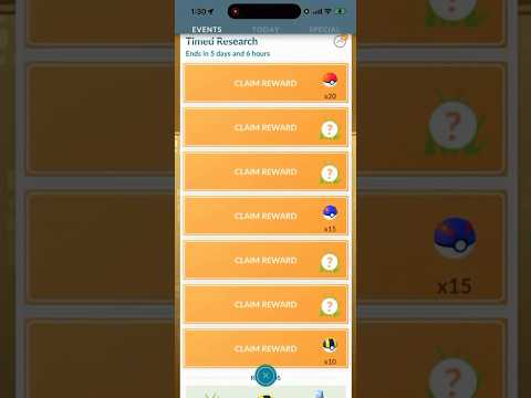 NEW Timed Research Completed In Pokemon Go! shorts pokemon