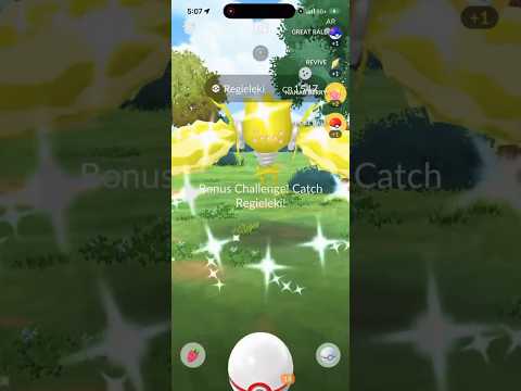 ✨Shiny Regieleki CAUGHT in Pokemon Go!✨ shorts pokemon サムネイル