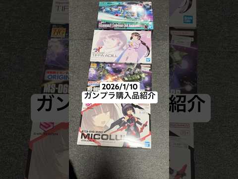 2026/1/10 ガンプラ購入品紹介！HGジークアクス（エンディミオン・ユニット覚醒時）にFRSティファ・アディール… サムネイル