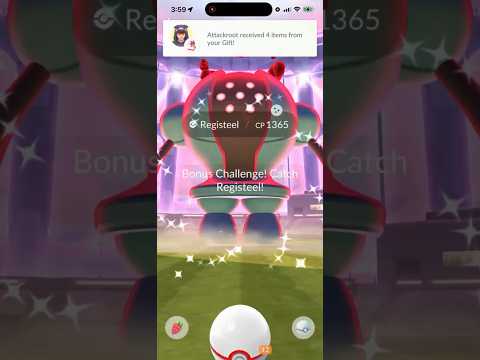 ✨NEW Shiny Dynamax Registeel CAUGHT in Pokemon Go!✨ shorts… サムネイル