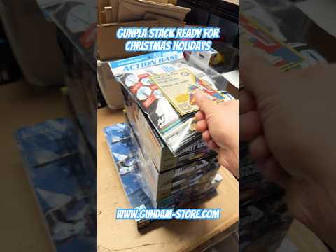 Gunpla stack ready for Christmas holidays #gundam #gunpla #…