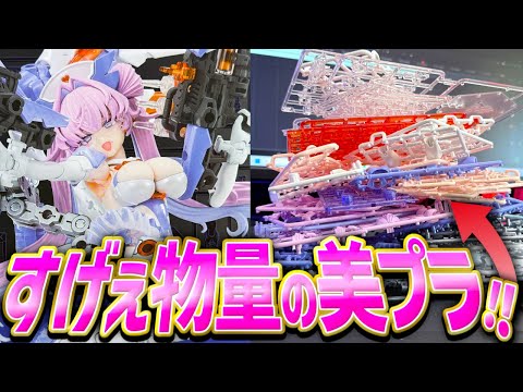 【新作美プラ】すげぇ物量！？メガミデバイス新作デザイアメイデンメディックを開封レビューしてみた！
