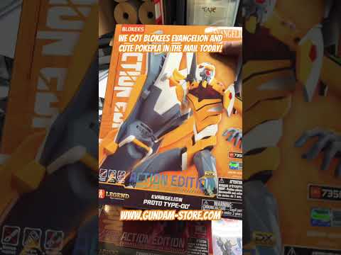 We got Blokees Evangelion and cute pokepla in the mail toda…