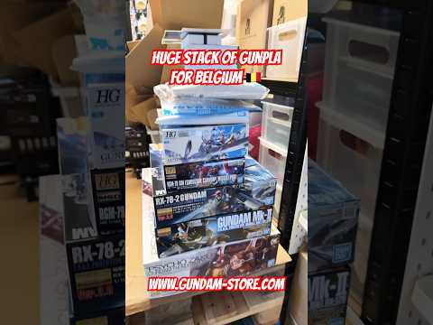 Huge stack of Gunpla for Belgium 🇧🇪  gundam gunpla bandai m… サムネイル
