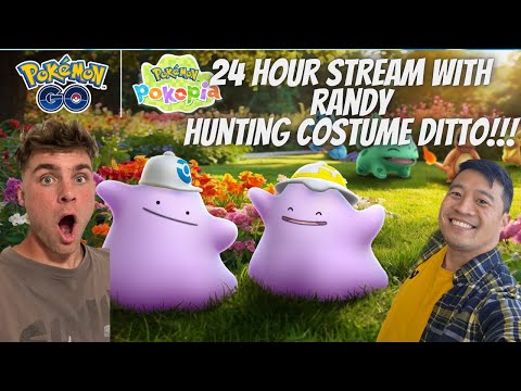 ✨24 HOUR STREAM!!! NEW Shiny Costume Ditto Hunt VS RANDY LI… サムネイル