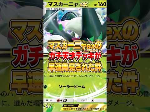 新パックのマスカーニャexの天才すぎる構築が早速発見された件ｗｗｗ ポケポケ ポケモン サムネイル