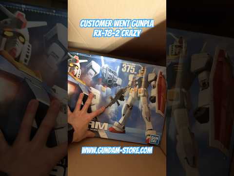 Customer went Gunpla rx-78-2 crazy gundam gunpla bandai mod… サムネイル