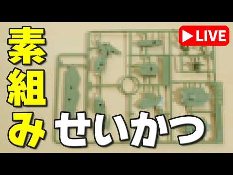 【素組みライブ】新たな積みプラに着手…。ノーヒントです。難しいかも？ サムネイル