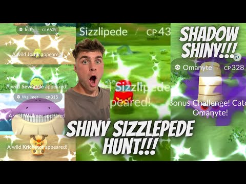 ✨NEW Shiny Sizzlepede Hunt! Shadow Shiny CAUGHT And I Didn’…