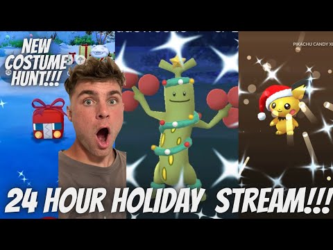 ✨ 24 HOUR STREAM PT2! Shiny Costume Sudowoodo And Costume C… サムネイル