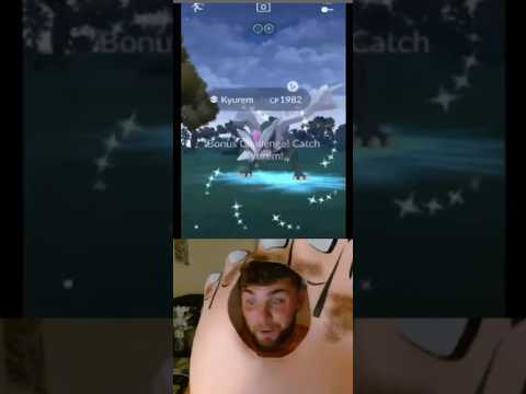 ✨Shiny Kyurem CAUGHT In Pokemon Go While Wearing a Costume!…