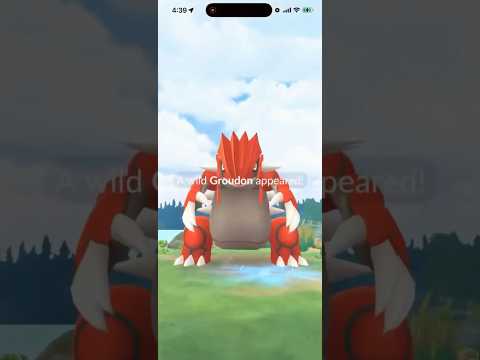 WILD LEGENDARY!!! 3,000+ CP Wild Groudon In Pokemon Go! sho… サムネイル