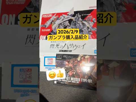2026/2/9 ガンプラ購入品紹介！HGメッサー買ったらイベント限定の袋もらえてさらに限定シールももらえたよ！ぜひ行… サムネイル
