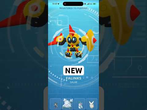 NEW MEGA FALINKS in Pokemon Go! shorts  pokemon サムネイル