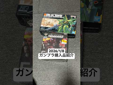 2026/1/8 ガンプラ購入品紹介！HGバウ量産型に一番くじフィギュアセレクション機動戦士ガンダムサンダーボルトのジ… サムネイル