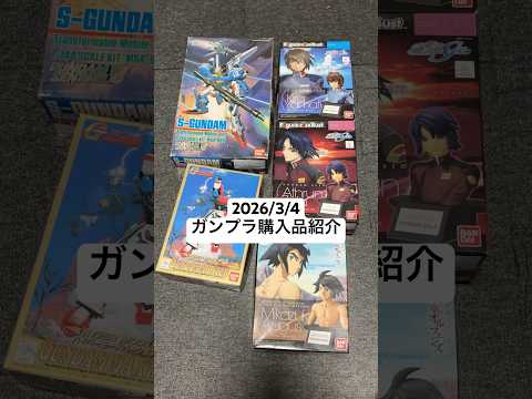 2026/3/4 ガンプラ購入品紹介！1/144 Sガンダムに1/144ガンダムマックスター（ハイパーモードバージョン… サムネイル