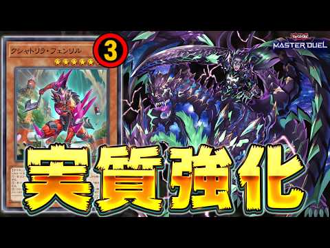 【フェンリル3枚解禁】ぶっ壊れカード3枚も使えるようになって未知の領域へ!!『クシャトリラ×スケアクロー』【遊戯王マス… サムネイル