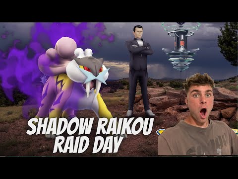 ✨Shadow Raikou Raid Day IN PERSON LIVE In Pokemon Go!✨ サムネイル