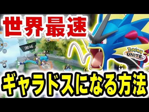 【プロも採用】ギャラドス最速進化しながらガチランクするObuyan【ポケモンユナイト】