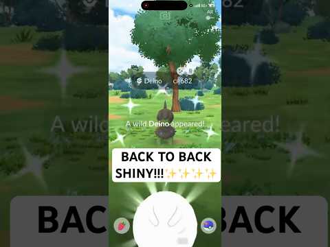 ✨I Caught BACK TO BACK SHINY DEINO In Pokemon Go!!!✨ shorts… サムネイル