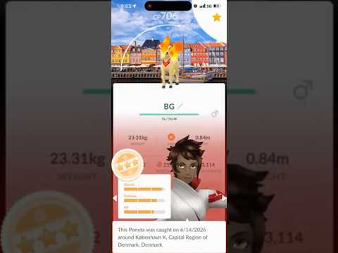 RARE!!! Copenhagen BACKGROUND Ponyta CAUGHT In Pokemon Go!… サムネイル