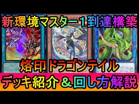 【マスター1到達】烙印ギミック搭載で盤面強度、リソース、手数が全部増えた烙印ドラゴンテイルデッキ紹介【遊戯王マスターデ…