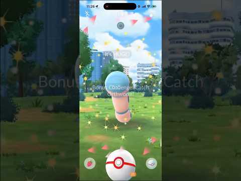 ✨*NEW* XXL Shiny Orthworm CAUGHT in Pokemon Go!✨ shorts pok… サムネイル