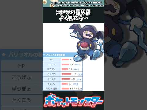 【ポケモンZA】こいつの種族値、よく見たら… ポケモン 反応集 ポケモンZA サムネイル