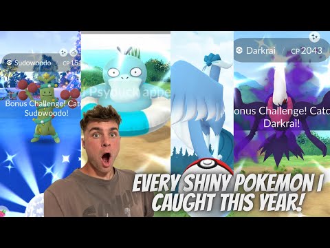 ✨Every SHINY POKEMON I Caught In Pokemon Go in 2025!✨ (4,00… サムネイル