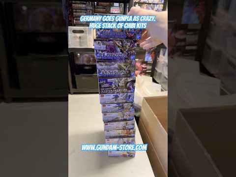Germany goes Gunpla as crazy. Huge stack of chibi kits gund… サムネイル