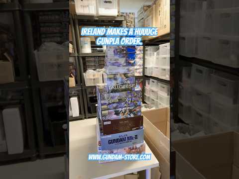 Ireland makes a huuuge Gunpla order. gundam gunpla bandai m… サムネイル