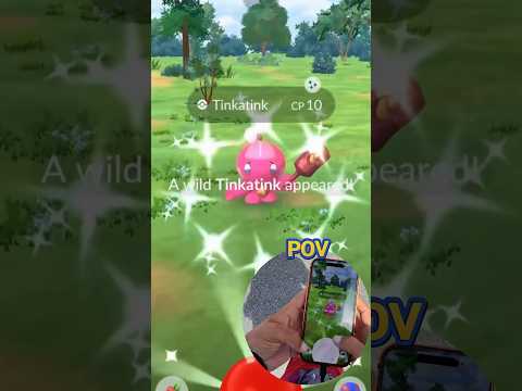 ✨LEVEL 1 Shiny Tinkatink CAUGHT in Pokemon Go!✨shorts pokem… サムネイル