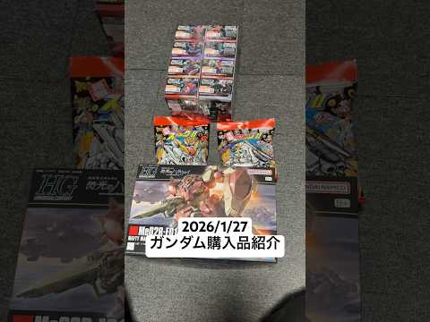 2026/1/27 ガンダム購入品紹介！食玩モビリティジョイントガンダム11に元祖SDガンダムスナックⅡにHGメッサー…