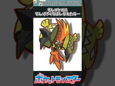 【ポケモン】もしコケコにでんげきくちばし与えたら… ポケモン 反応集 サムネイル