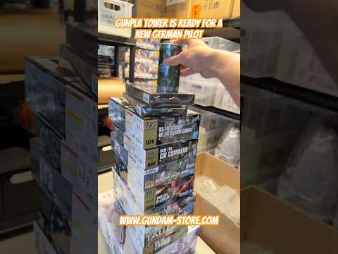 Gunpla tower is ready for a new German pilot gundam gunpla… サムネイル