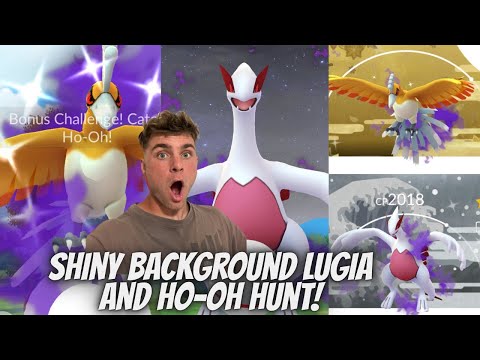 ✨Shiny Background Shadow Ho-Oh and Lugia RAIDS LIVE, ROAD T… サムネイル