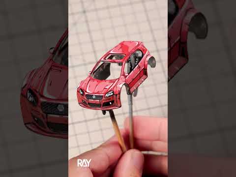 [RAY] A Car Straight Out of a Comic! 漫画から飛び出したクルマ！@RAYSTUDI… サムネイル