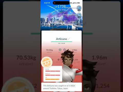 💯I ALMOST GOT A HUNDO SHADOW BACKGROUND ARTICUNO… SO CLOSE!… サムネイル