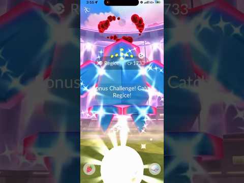 ✨Shiny Dynamax Regice CAUGHT in Pokemon Go!✨ shorts pokemon サムネイル