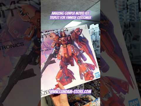 Amazing Gunpla model kit triplet for Finnish customer gunda… サムネイル