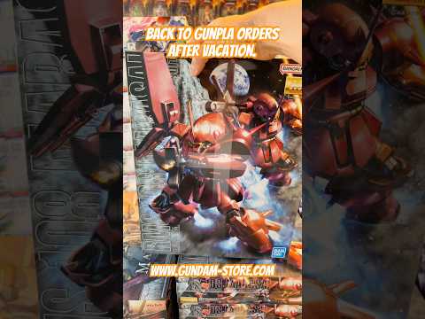 Back to Gunpla orders after vacation. gundam gunpla bandai… サムネイル