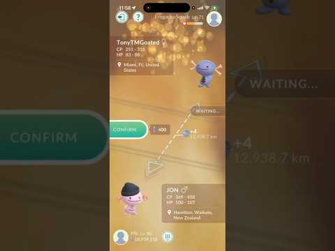 ✨LUCKY TRADE At Pokemon Go Fest in Pokemon Go!✨ shorts poke… サムネイル