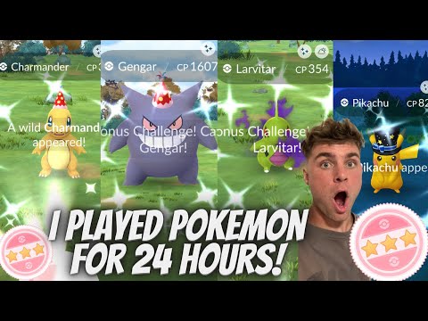 ✨I Played Pokemon Go For 24 HOURS STRAIGHT And THIS Is What…