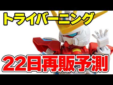 【22日に再販の可能性】SDEX トライバーニングガンダムをサクッとご紹介！【レビュー】 サムネイル