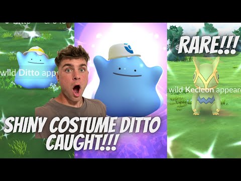 ✨SHINY KECLEON! Shiny BACKGROUND Ditto CAUGHT and More in P… サムネイル