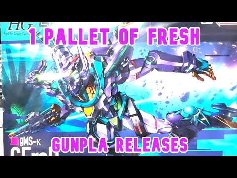 1 pallet of fresh new Gunpla releases