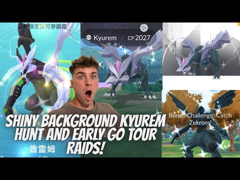 ✨FUSION KYUREM RAIDS and EARLY GO TOUR RAIDS!!! Shiny Backg… サムネイル