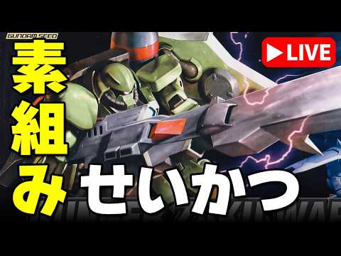 【素組みライブ】令和のザクから平成のザクへ！今夜はガナザクを作る！「HG ガナーザクウォーリア」 サムネイル