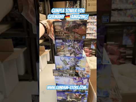 Gunpla tower for Germany 🇩🇪 amazing! gundam gunpla bandai m… サムネイル