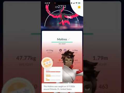 I CAUGHT a Galarian Moltres in Pokemon Go! shorts pokemon サムネイル